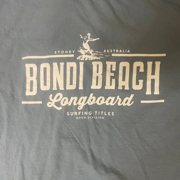 Bondi Beach Longboard T-Shirt | Vintage Surfing Tee - Picture 2 of 4